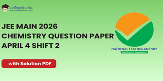 JEE Main 2026 April 4 Shift 2 Chemistry Question Paper with Solutions PDF : Available Here